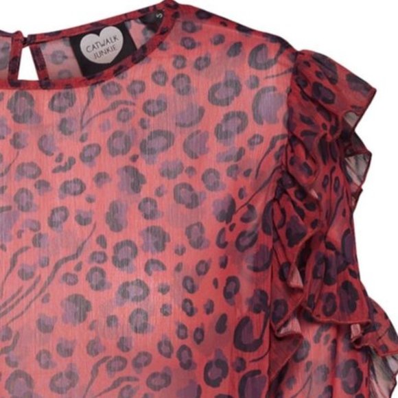 CATWALK JUNKIE WILD BERRY BLOUSE - Picture 11 of 16